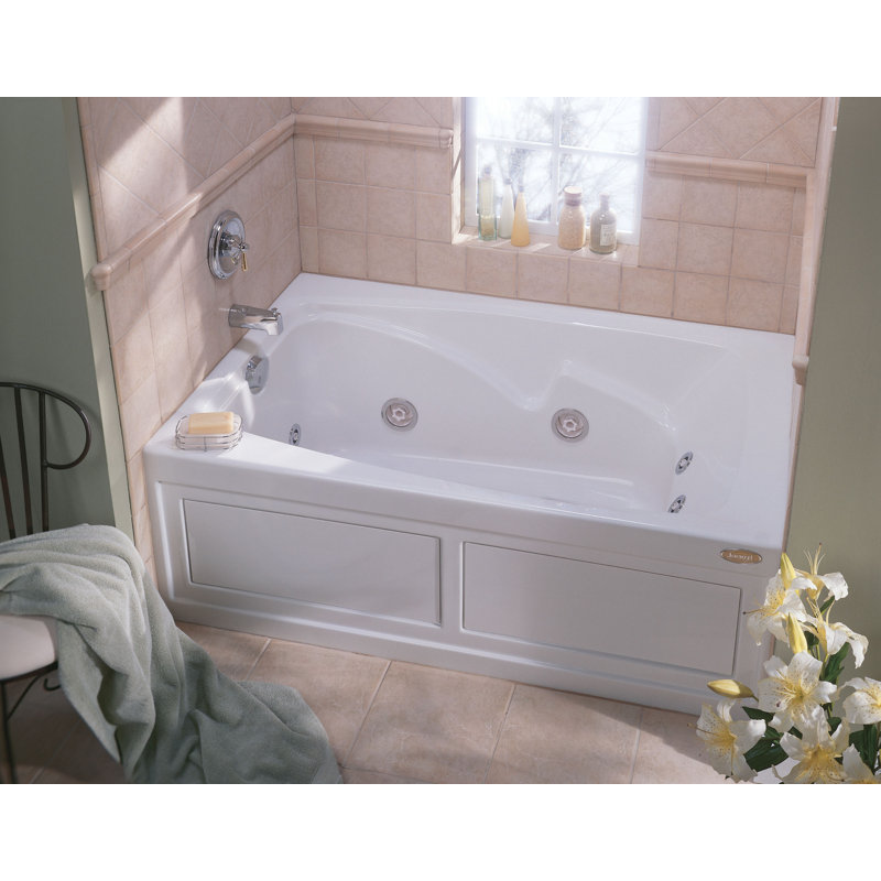 JACUZZI® Cetra 60" x 36" Alcove Whirlpool Bathtub Wayfair